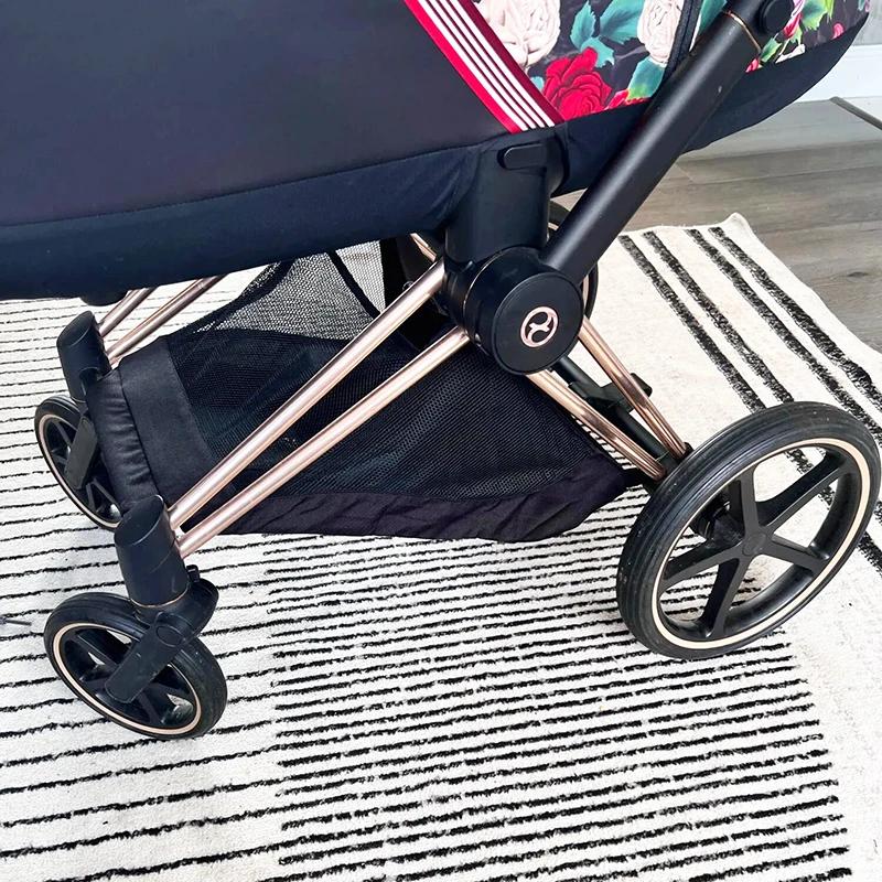 Panier de poussette pour Cybex Priam 3/4 - Sac de courses et rangement - Accessoire remplacement buggy bébé