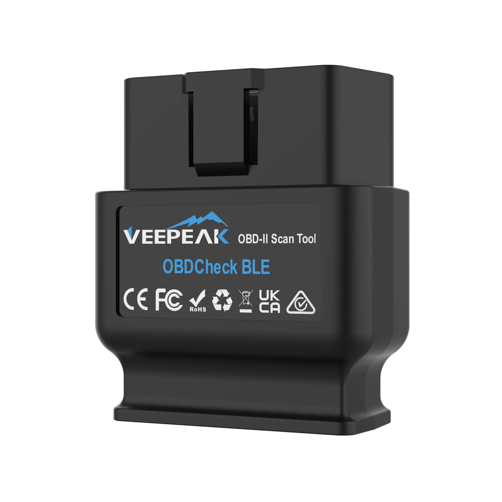 Veepeak OBDCheck BLE OBD2 Scanner Bluetooth pour voiture, lecteur de codes de diagnostic OBD II, out