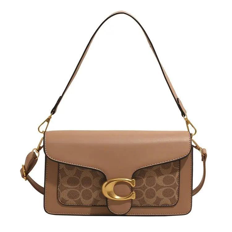 Sac à langer de luxe de créateur : grand sac fourre-tout en cuir vintage pour femme, élégant sac à m
