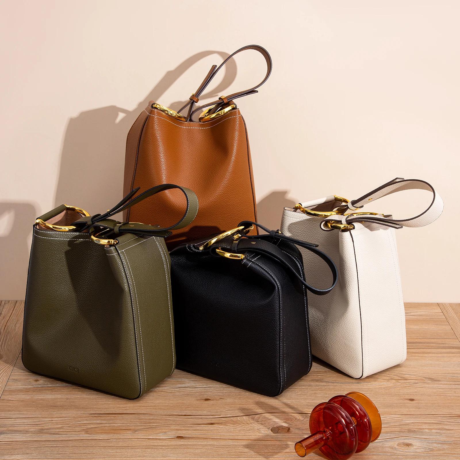 Sac fourre-tout pour femmes automne haute qualité Simple Texture Beige sac à bandoulière pour les dé