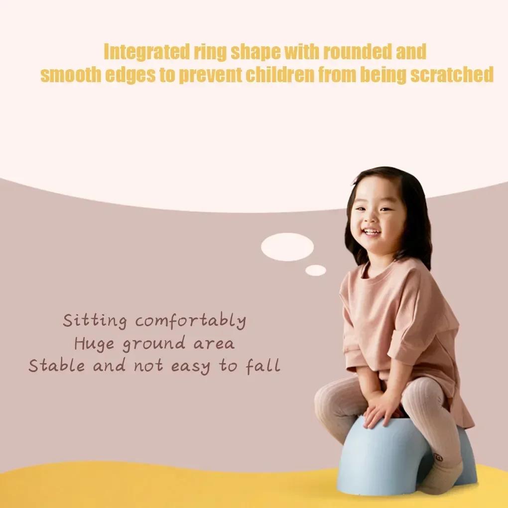 Tabouret en plastique en forme d'arc-en-ciel, repose-pieds de sécurité pour enfants, siège pour salo