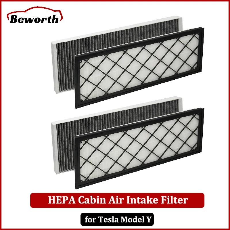 Filtre à Air d'habitacle HEPA pour Tesla modèle Y Juniper 2025 2024, filtre d'admission d'air de rem