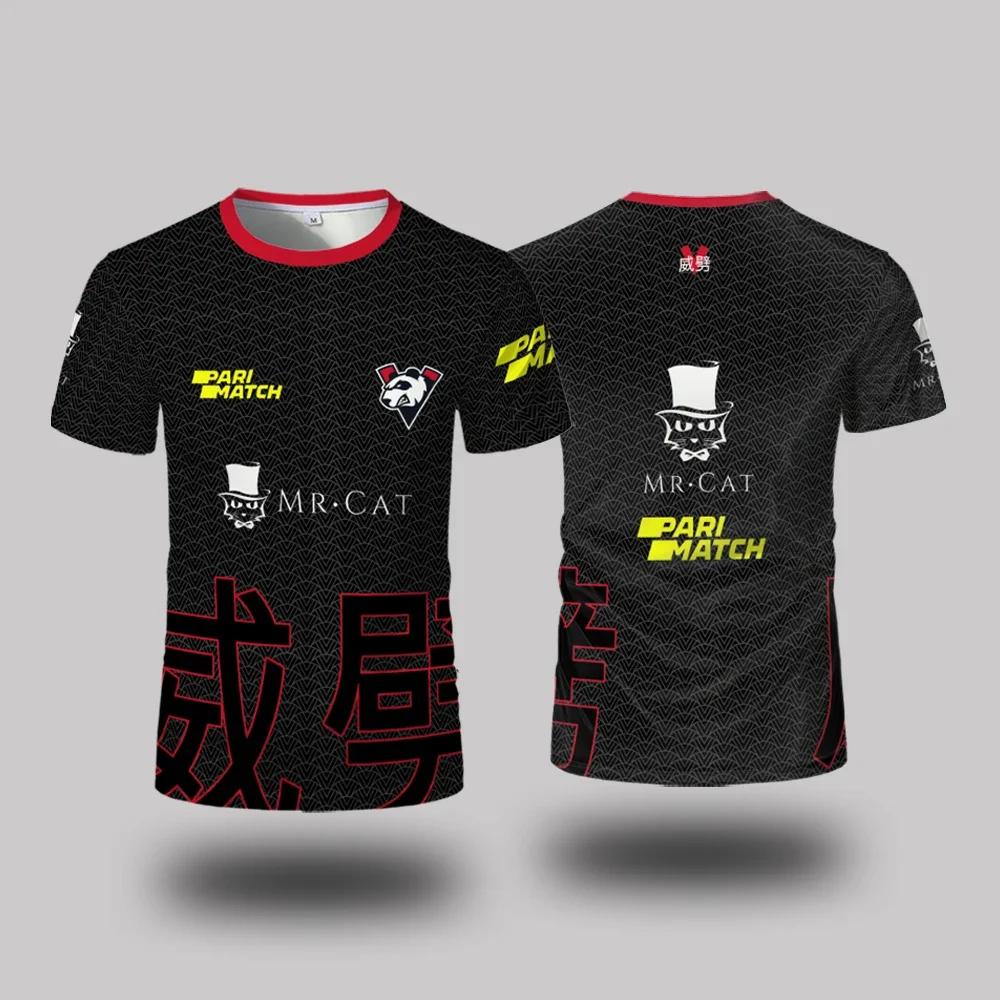 Uniformes du club d'e-sport Virtus.Pro, t-shirt respirant pour hommes et femmes, vêtements d'été déc