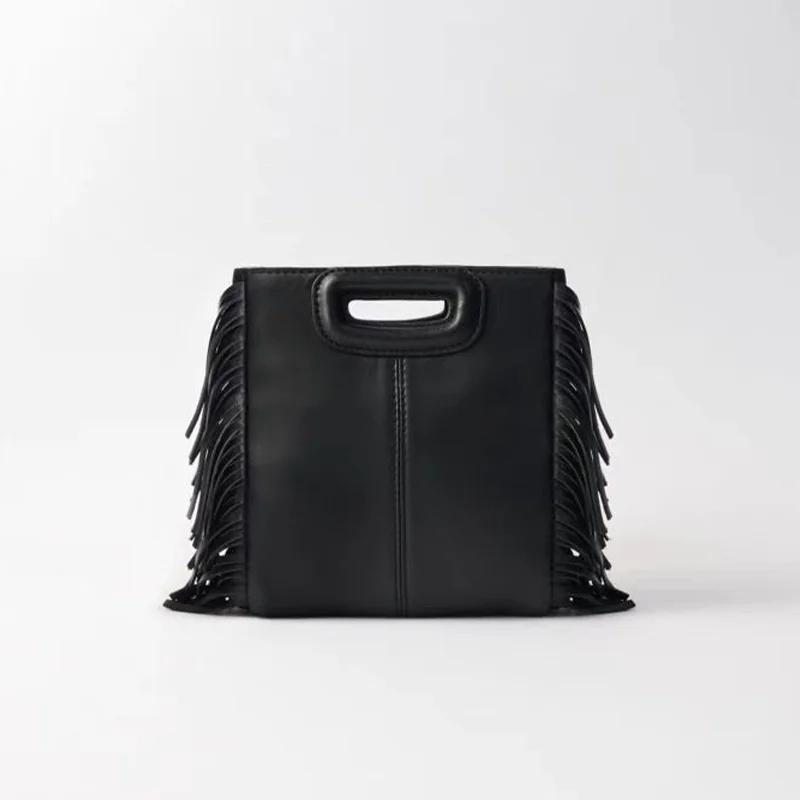 Nouveau sac à bandoulière pour femmes à la mode noir PU rétro sac à main Design luxueux décontracté