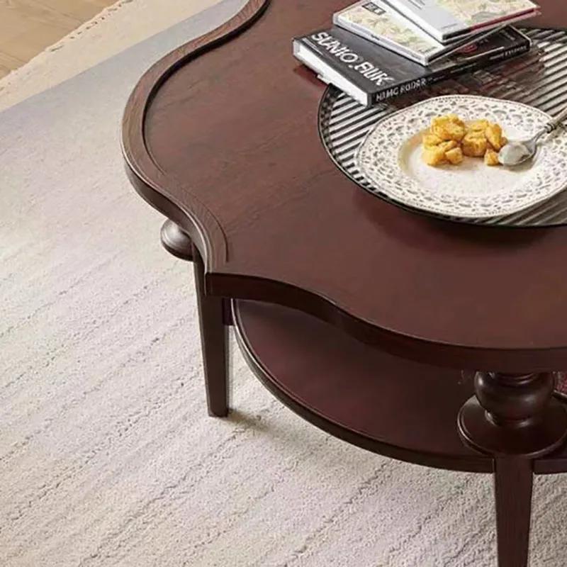 Table basse Unique à la mode Glam avec rangement chambre Table basse minimaliste Table De Salon mode