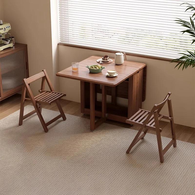 Table à manger de luxe du milieu du siècle avec chaises Tables à manger élégantes carrées Vintage ré