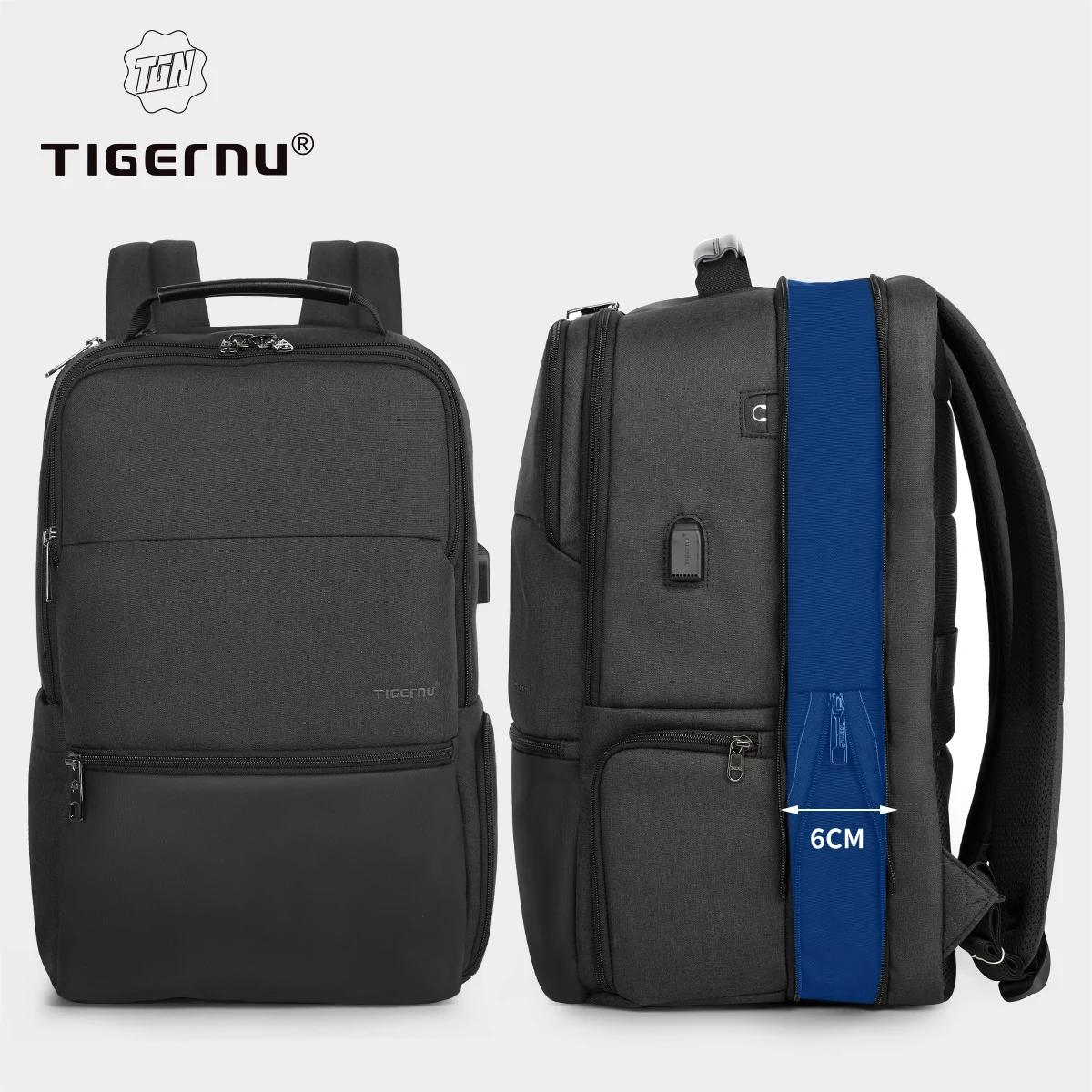 Tigernu sacs à dos de voyage pour hommes 15.6 17 19 ''sac à dos pour ordinateur portable homme sac à