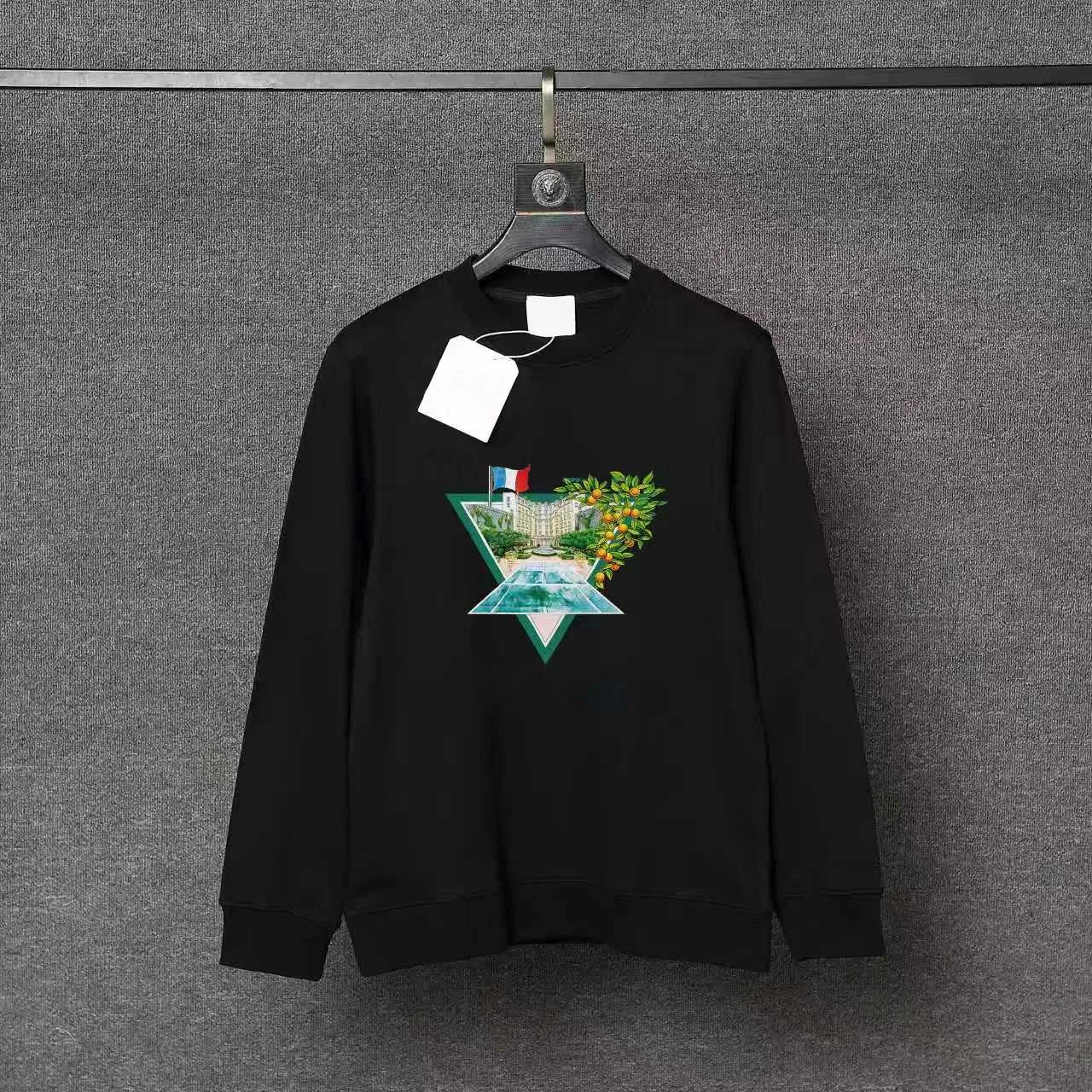 Sweat-shirt à capuche unisexe 2025 Casionblank Paris France avec logo imprimé, style hip-hop, coupe