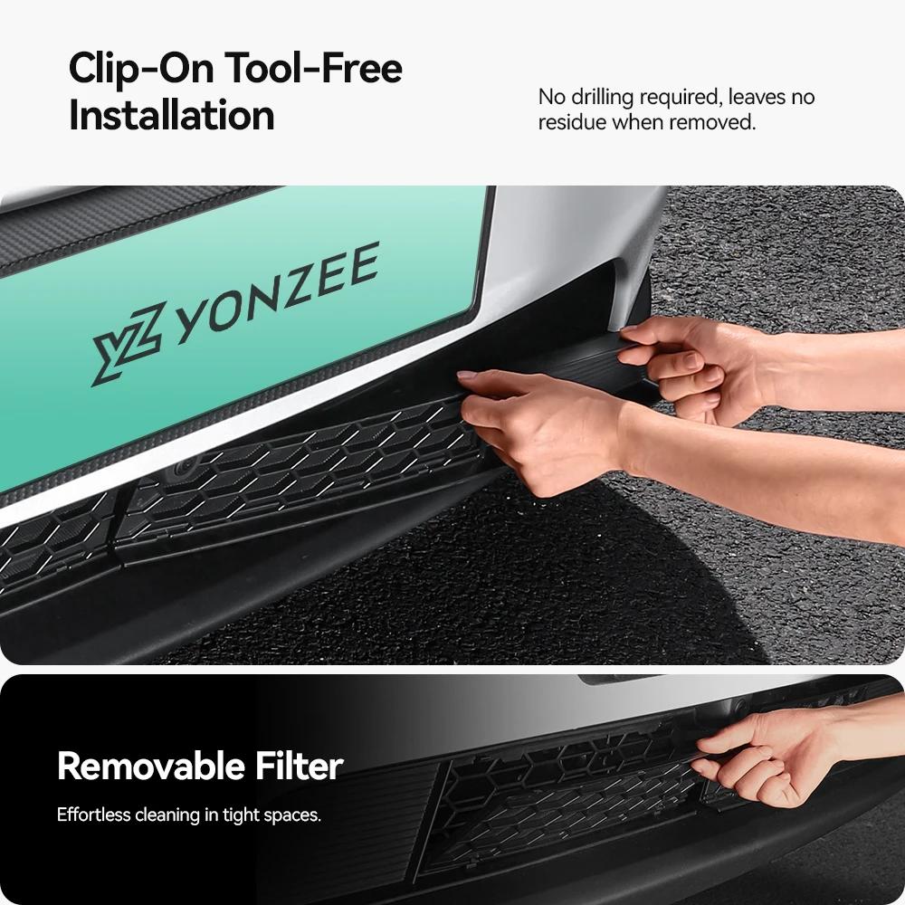 YZ – filtre à débris de cabine d'admission d'air, pour Tesla modèle 3 Highland modèle Y 2021 – 2024,