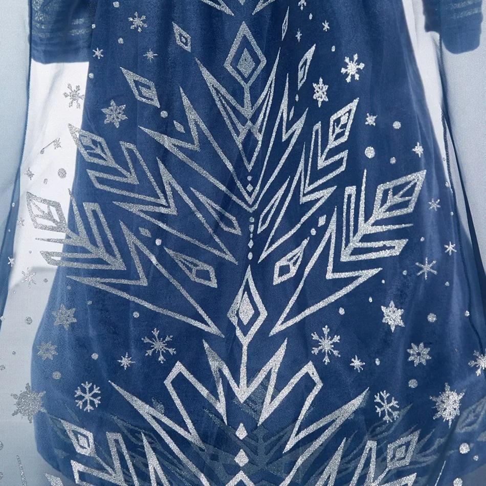 Costume de princesse d'hiver, déguisement de fête Elsa, pour noël, anniversaire, carnaval, reine des