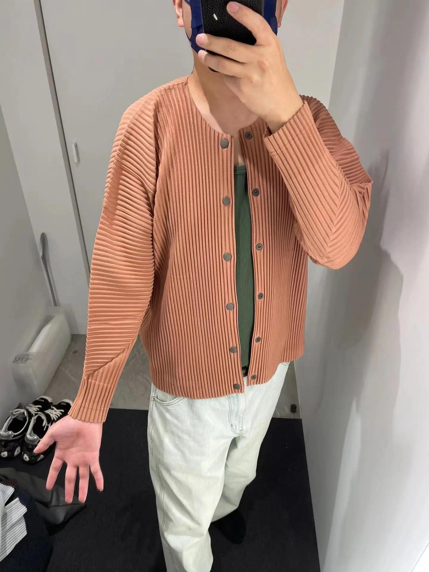 Miyake été 2025 nouveau Cardigan chemise veste plissée mode plissée tendance affaires banlieue polyv