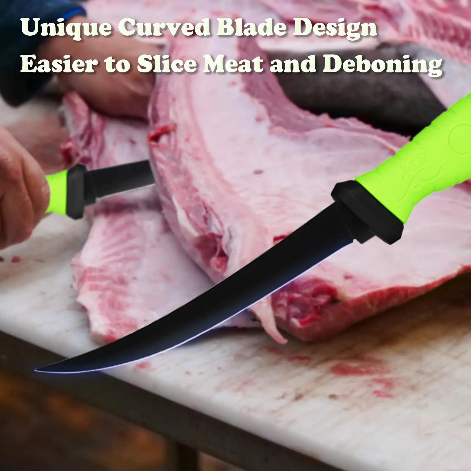 Couteau à désosser pour filet en acier inoxydable, pour couperet à viande de poisson, couteau de bou