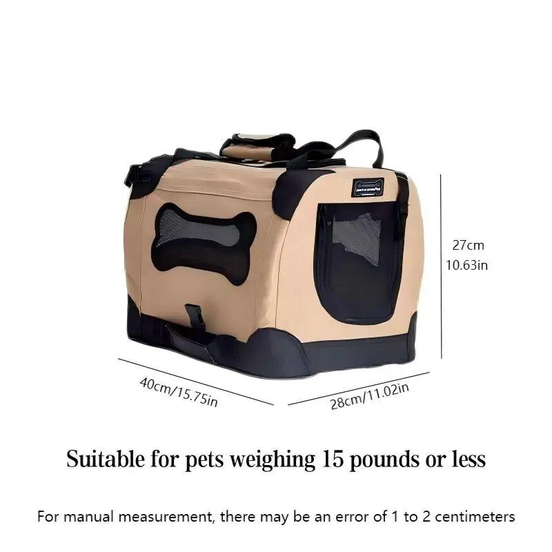 Cage pour chien de voiture pour animaux de compagnie, lit pour chat et sac pour chat, sac pliable po
