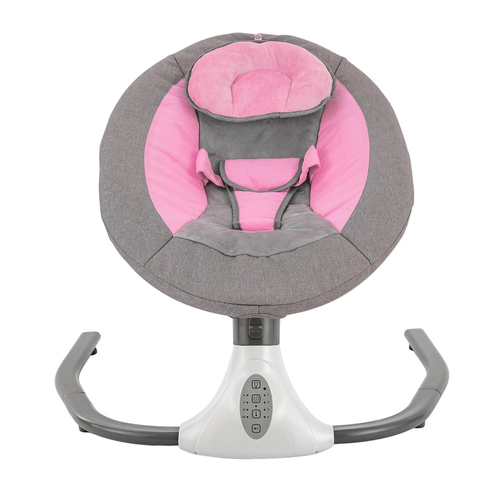 Berceau électrique balançoire pour bébé, berceau à bascule automatique pour bébé de 0 à 18 mois d'âg