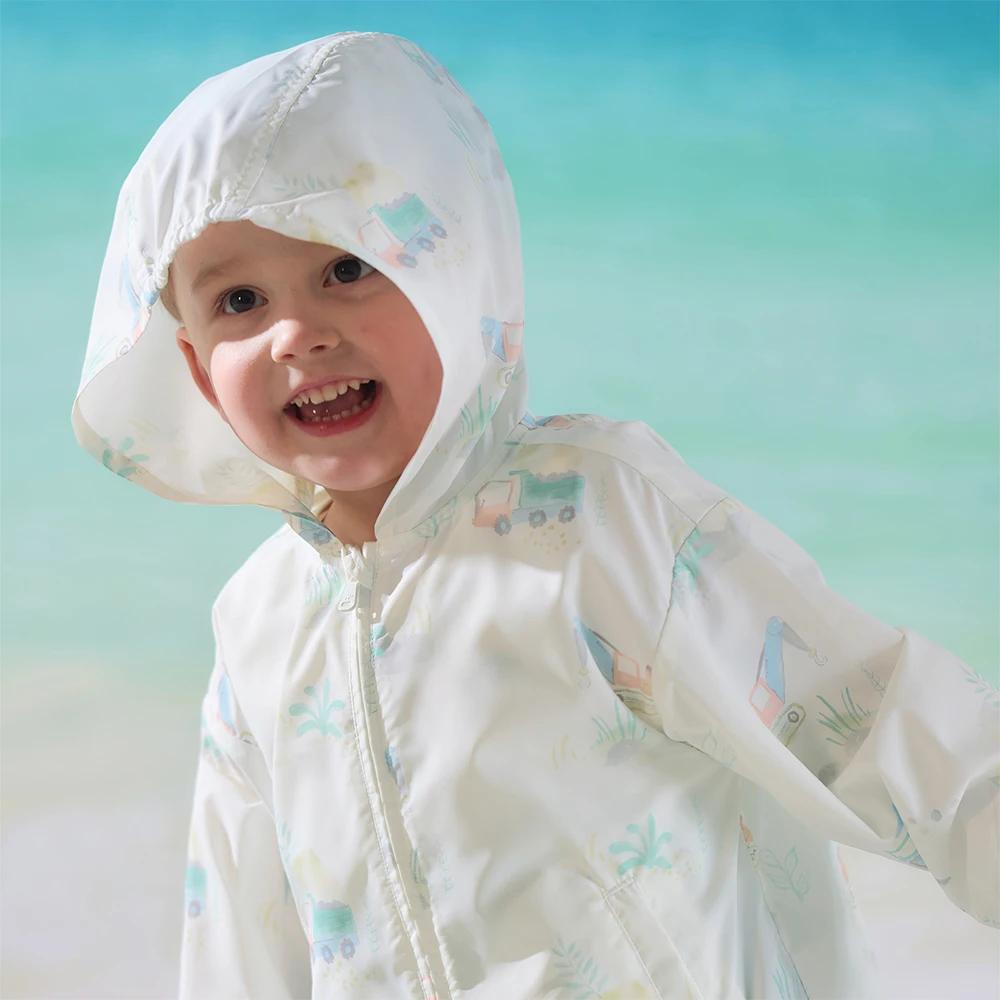 Dave Bella – Vestes d'été cool pour garçons, manteaux de plage anti-UV, sweats à capuche tendance av