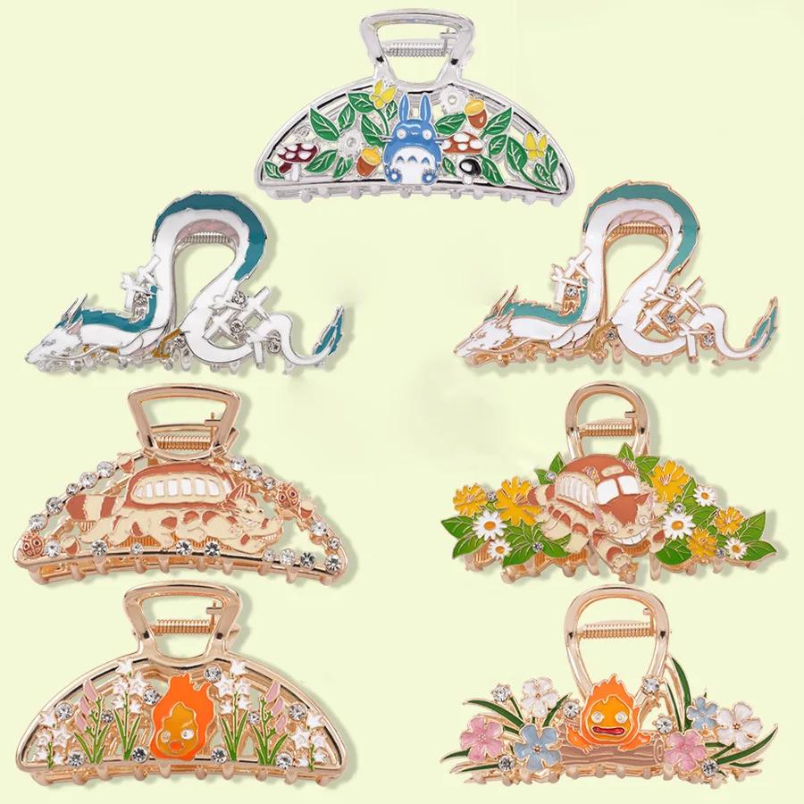 7 Style de mode mignon dessin animé flamme griffe de cheveux bateau Dragon grandes griffes de cheveu