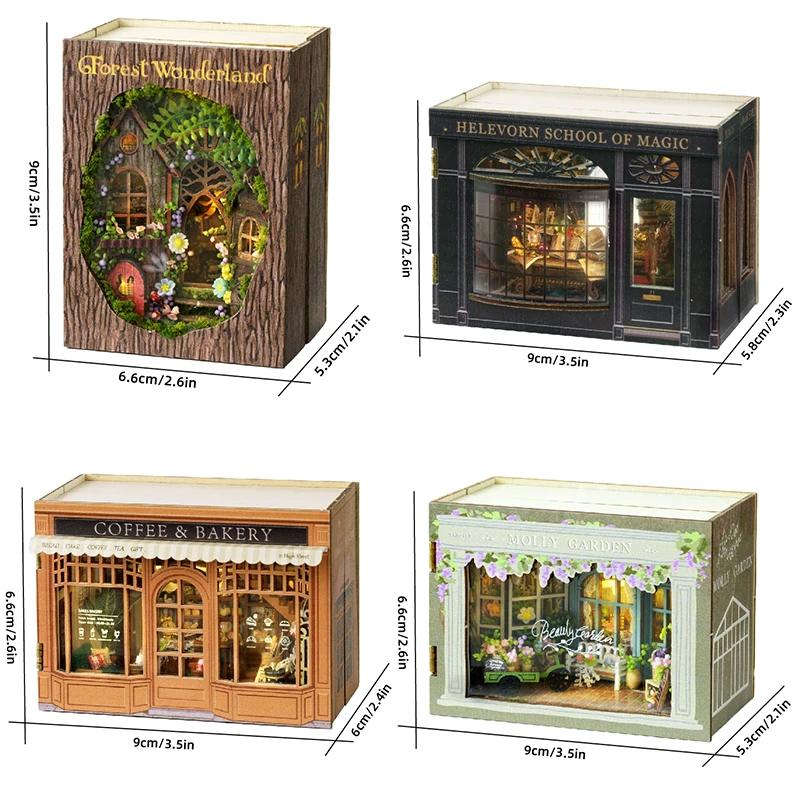 Maison de poupée Miniature à monter soi-même, Puzzle 3D, petite maison, Kit de modèle de constructio