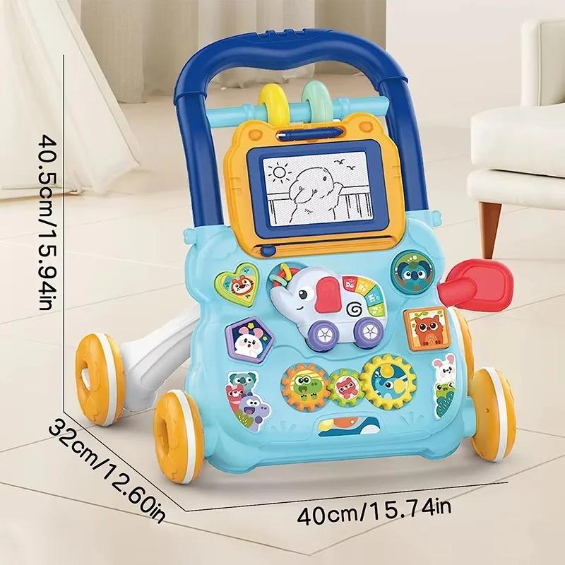 PANGDUBE Déambulateur éducatif précoce pour bébé avec jouet d'artboard Activités pour bébé Apprentis