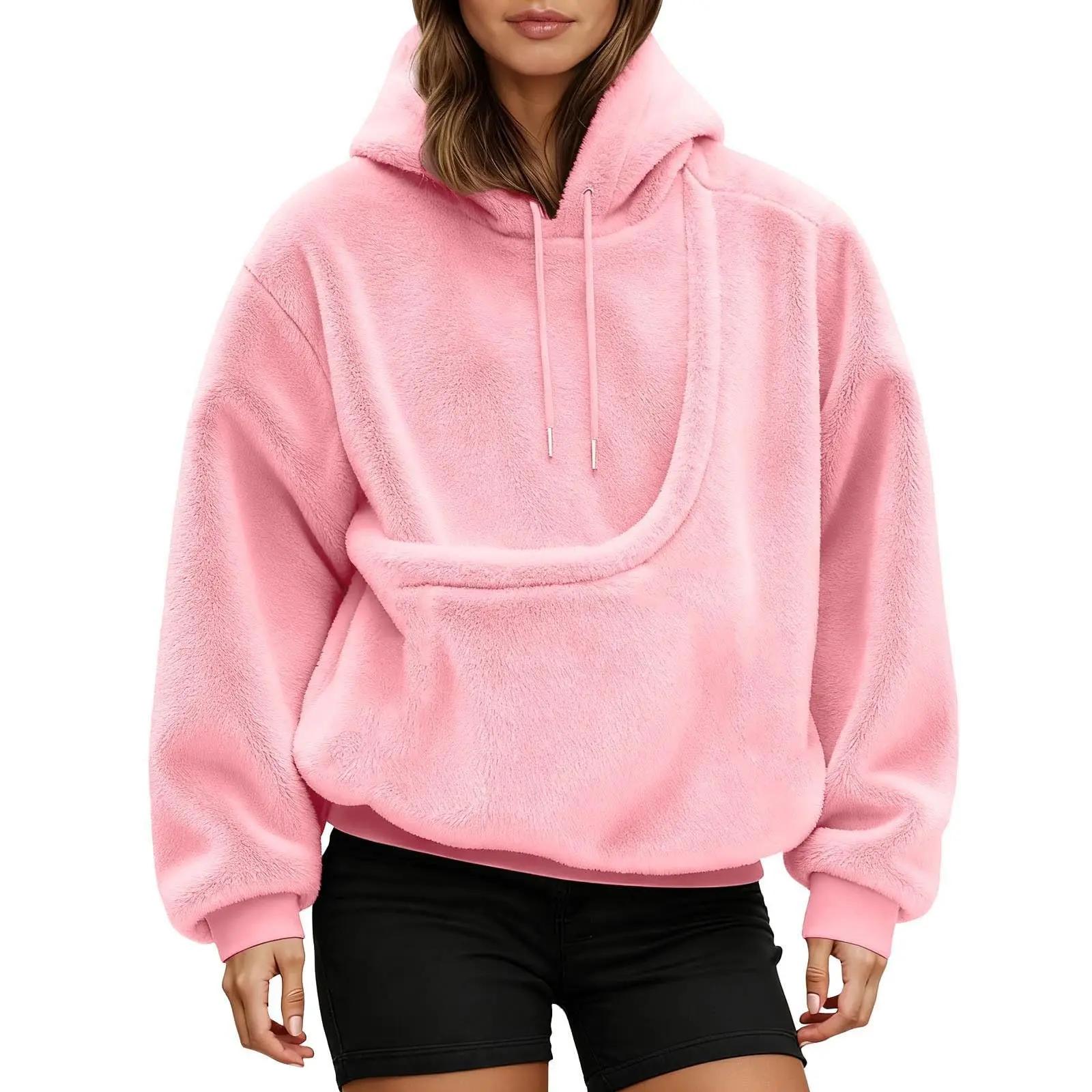 Sweat à capuche unisexe pour animaux de compagnie, sac pour chat et chien, sweat-shirt à manches lon