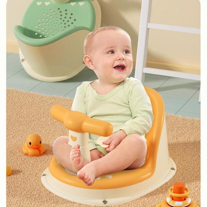 Siège douche portable enfants support nouveau-nés accessoire croissance bain sécurité pratique
