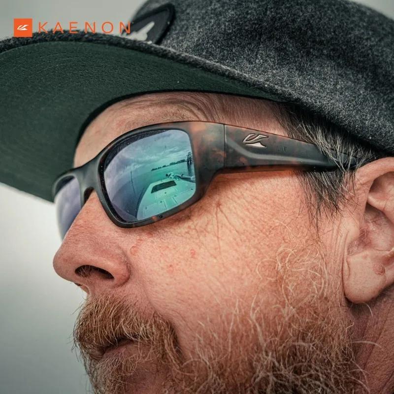 KAENON Lunettes de soleil de sport polarisées classiques pour hommes et femmes, idéales pour la cond