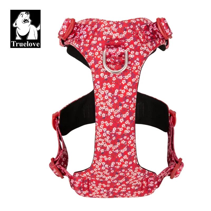 Truelove harnais pour chien nouveau harnais de conception de mode pour petit grand chien coton Flora