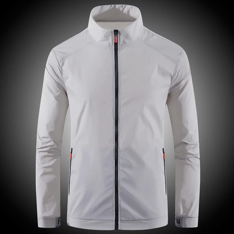 Vêtements de protection solaire pour hommes, ultra-fin, respirant, en soie glacée, tendance, résista