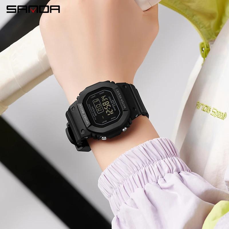 SANDA garçons filles LED montre numérique enfants montre de sport pour montre électronique étanche e