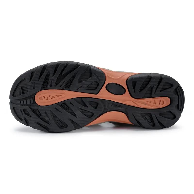 Sandales Parker fermées en cuir véritable pour hommes, chaussures de plage, extérieur, été, en amont