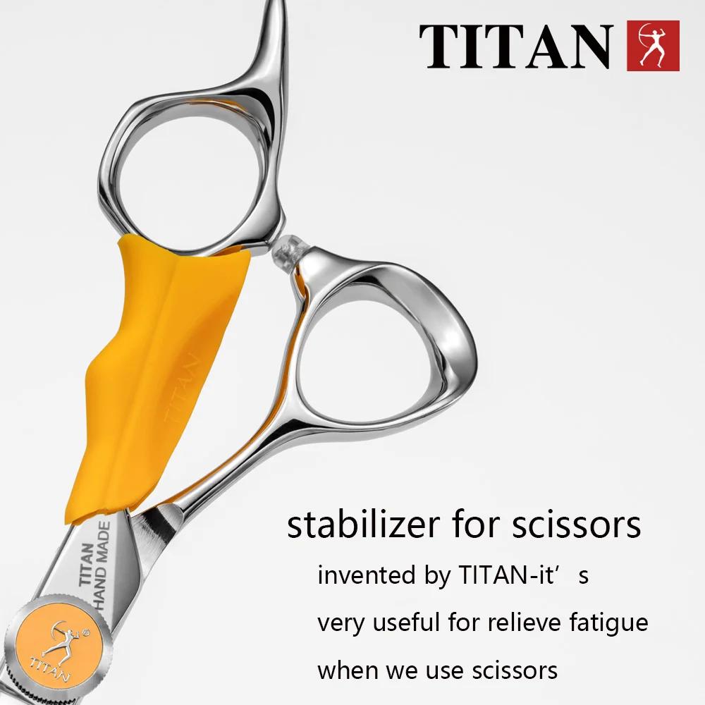 TITAN ciseaux de coiffeur professionnels ciseaux de coiffeur coupe de cheveux ensemble d'amincisseme