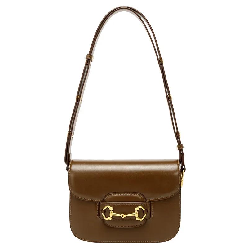 Sac à langer élégant pour femme, sac fourre-tout de luxe en cuir, grande capacité, sac à bandoulière