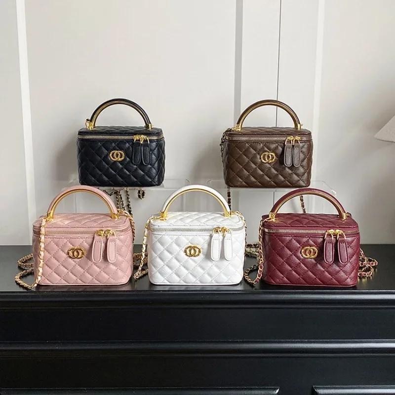 Sac à bandoulière matelassé de luxe 2026 pour femme avec chaîne – Sac à main polyvalent pour trajets