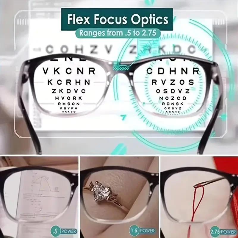 Lunettes de lecture multifocales pour hommes et femmes, réglage automatique, lunettes bifocales pour