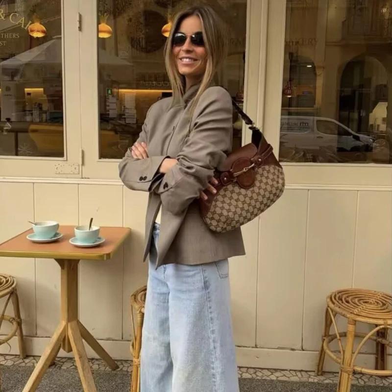 Blazers et Blouses Printemps Femme 2026 Nouvelle Collection – Vestes Élégantes pour Jeunes Femmes, I