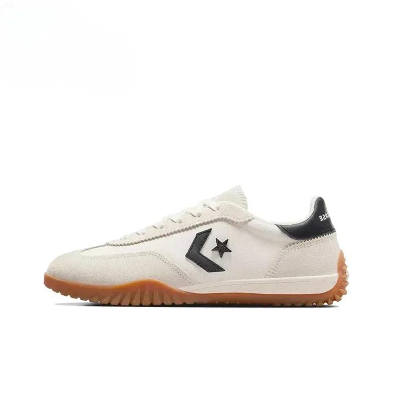 Converse Run Star formateurs hommes et femmes chaussures de Skateboard cuir antidérapant bas en plei