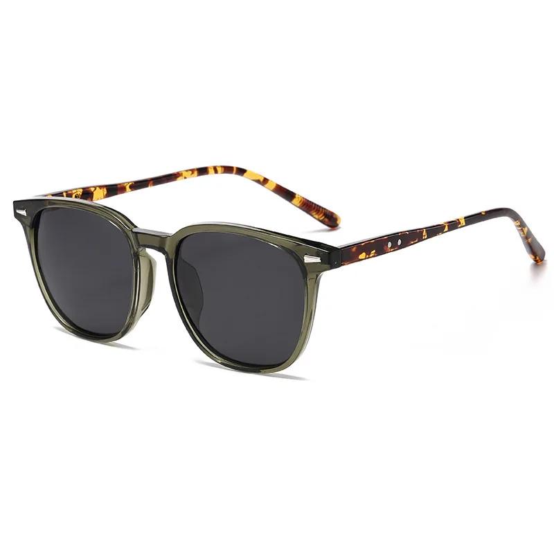 Lunettes de soleil carrées vintage pour femmes et hommes, lunettes de soleil rectangulaires, lunette