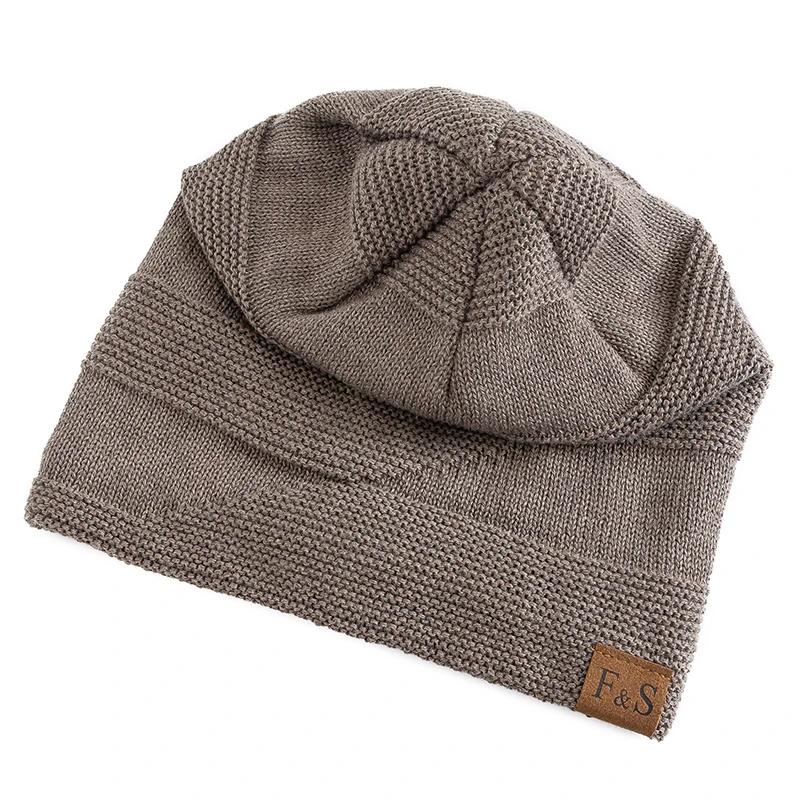 Bonnet décontracté doublé de fourrure pour hommes et femmes, chapeaux amples unisexes, ajouter, chau