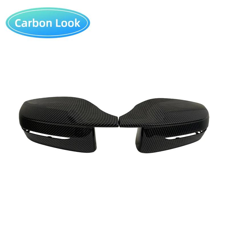 Couvercle de Rétroviseur Latéral Noir Brcorporelle, pour BMW Série 2 3 4 5 7 G20 G21 G28 G22 G11 G12