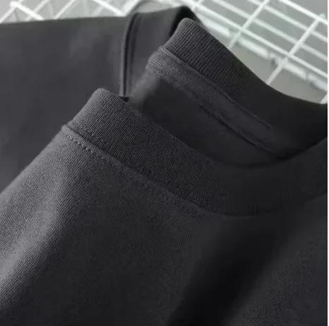 2025 été hommes et femmes été décontracté élégant ample Long T-shirt avec 1% batterie imprimé graphi