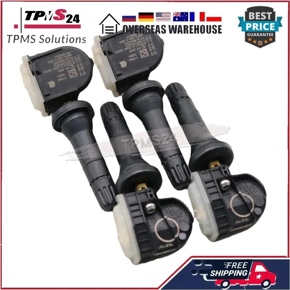 Capteur TPMS de pression des pneus, 4 pièces, F2GT-1A180-AB pour Ford Edge Galaxy F-150 Mustang Expl