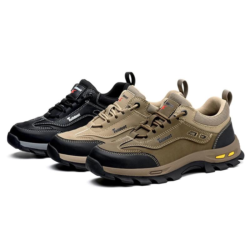 Chaussures de sécurité de travail pour hommes, bottes de sécurité Anti-écrasement, Anti-perforation,