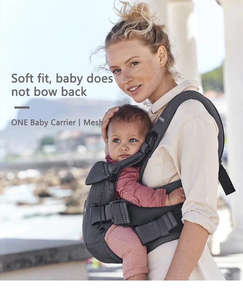 Porte-bébé Bjorn en maille 3D | Conception ergonomique 3 en 1 prenant en charge les nouveau-nés et