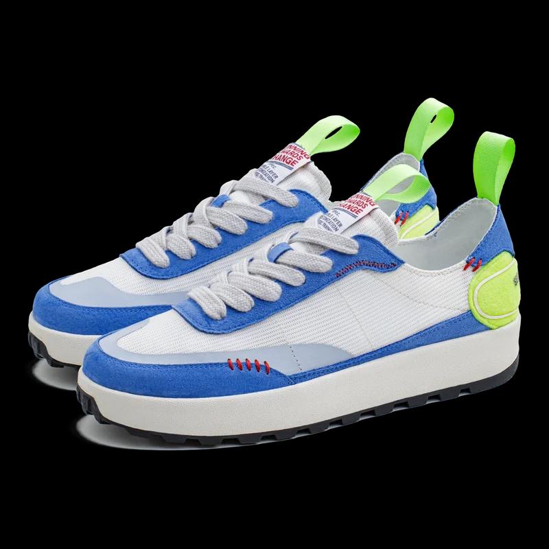 Maden été couleur-bloc maille chaussures de course hommes respirant bas-haut Tennis baskets à semell