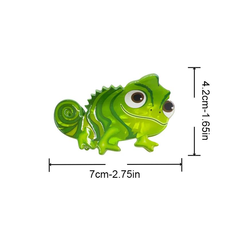 1pc nouveau dessin animé mignon dinosaure vert lézard pince à cheveux arrière de la tête pince à che
