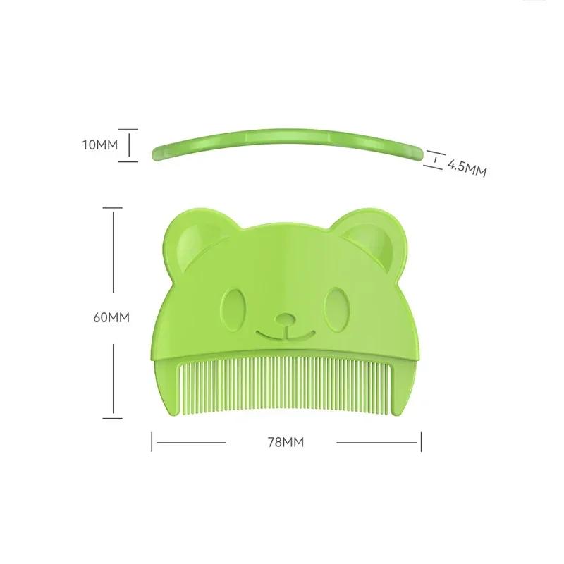 Accessoires de soins pour bébé, peigne à graisse pour tête fœtale, peigne doux pour bain de bébé, fo