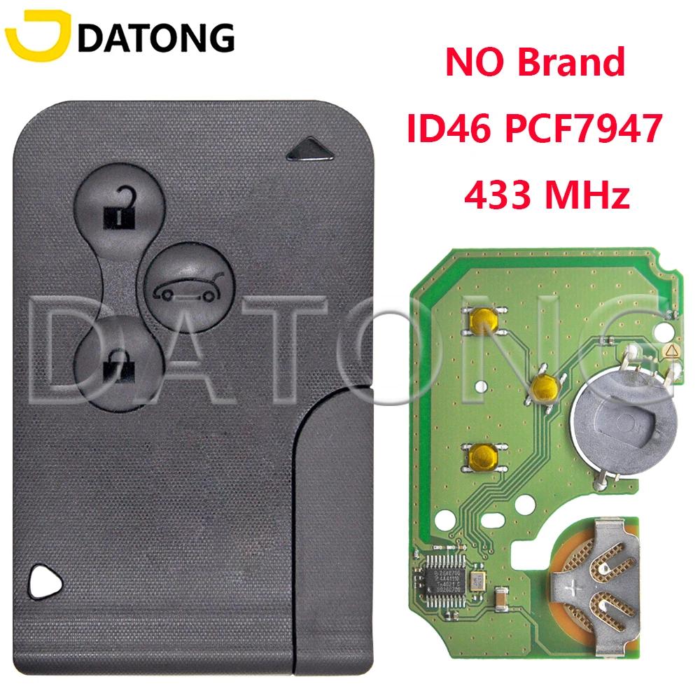 Datong World – clé de télécommande de voiture, pour Renault Megane2 Scenic 2 2003 – 2008 ID46 PCF794