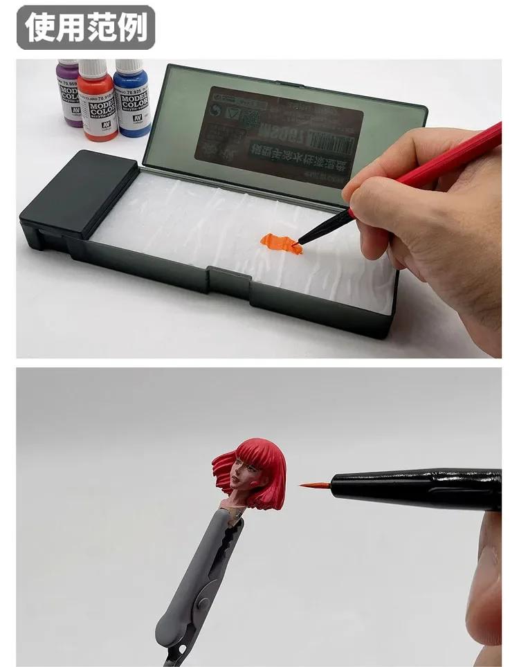 Ensemble de peinture à base d'eau, Palette humide pour peinture à la main, outil de coloration, pigm