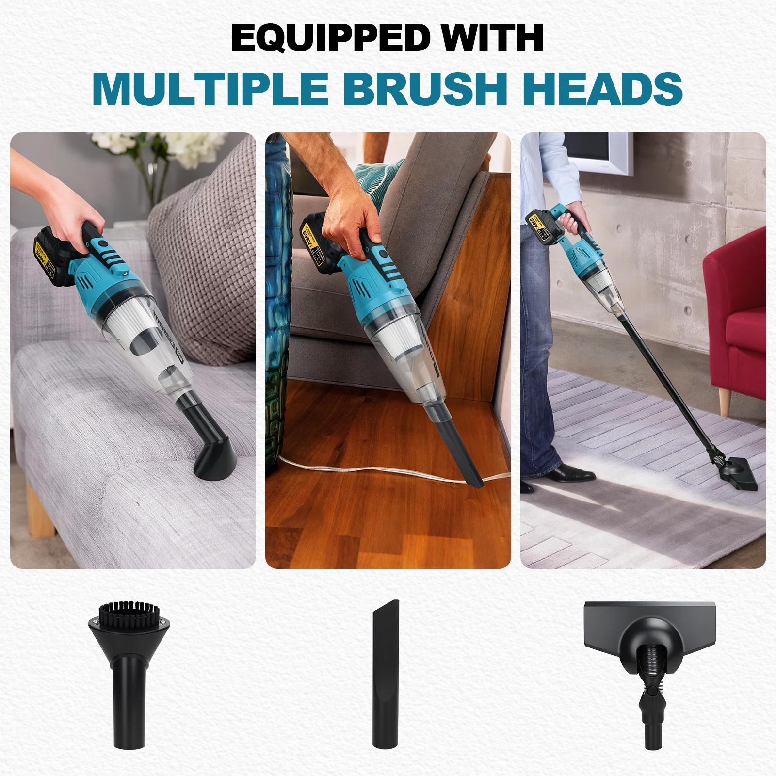 Aspirateur sans fil portatif Gisam, aspirateur sans fil pour la maison et la voiture, outil électriq
