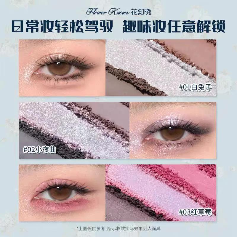 Collection Flower Knows Bunny Garden : Crème à lèvres, Blush, Cushion CC Cream, Fond de teint liquid