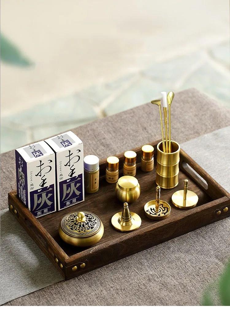Ensemble d'aromathérapie en laiton, Kit de fabrication de brûleur d'encens, support de moule d'encen